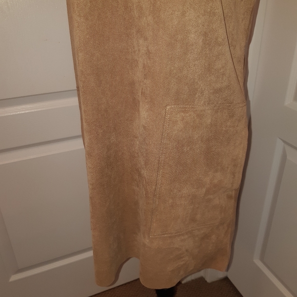 Faux Suede Dress - Picture 2 of 4